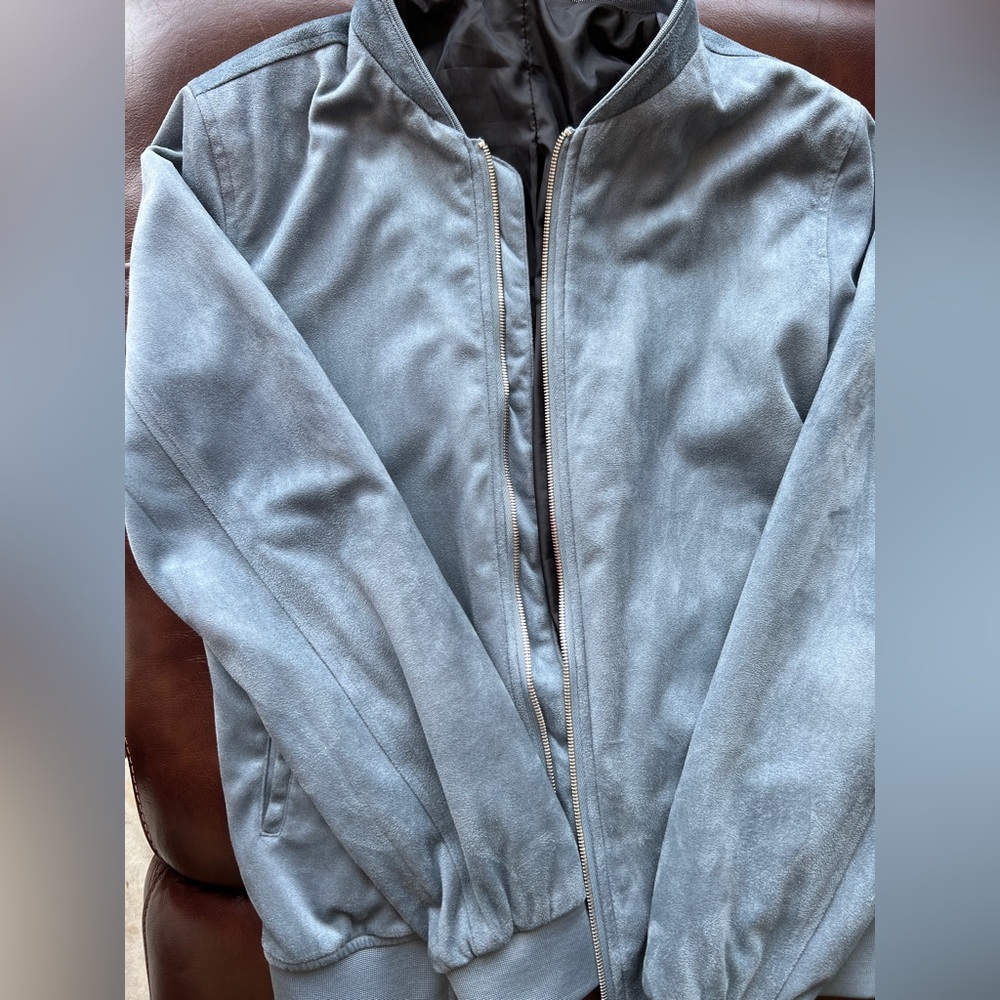 Zara mens suede jacket